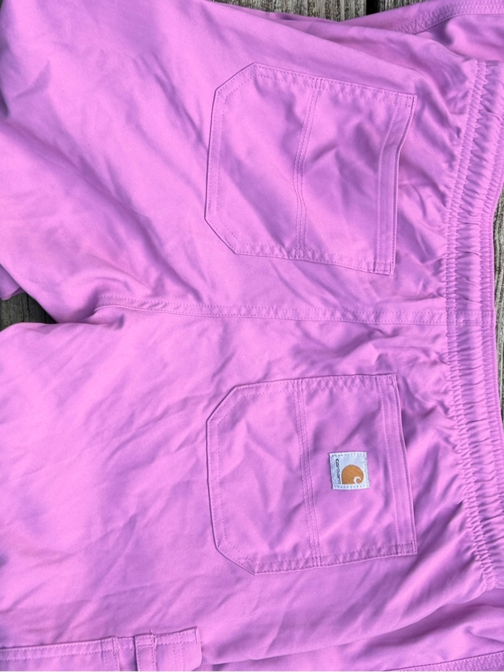 Carhartt Force Cargo Jogger Scrub Pants Purple Medical Workwear Petite M NWT - Picture 3 of 8